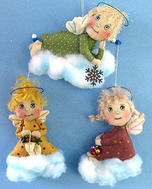 Little Angel Ornaments - - Doll Making Pattern and Instructions