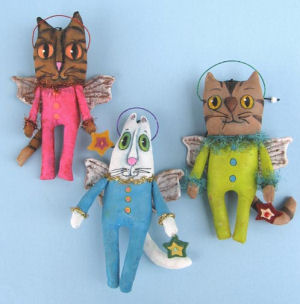 Pajama Angel Cats - Doll Making Pattern and Instructions