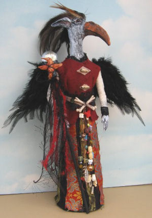 Bone Bird  - Doll Making Pattern and Instructions