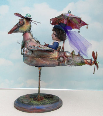 Rachel’s Flying Machine Doll - PDF Class on CD by Susan Barmore - Steampunk