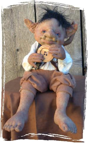  Pickett, A Tree Trolll - Cloth Doll Pattern by Shelley Hawkey