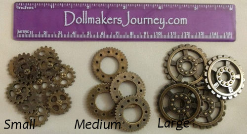 Steampunk Gears Gold - 6