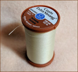 COATS & CLARK Extra Strong Upholstery Thread, 150-Yard, White