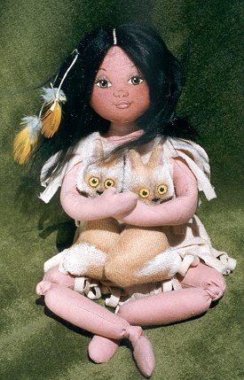 Native American Girl - Free Cloth Doll Pattern