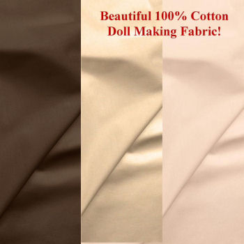 Painter's Palette Solids  Doll Making Fabric - Doll Skin